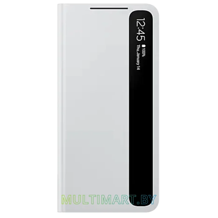 Чехол Samsung Smart Clear View Cover для Galaxy S21 (серый)